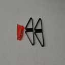 Freestanding Pet Gate Metal Support Feet, Triangle Support Feet Set of 2 for Extra Wide Foldable Pet Gate, Easy to Install, A Pair of Safety Fence Feet for Wooden Dog Gate, Dark Brown