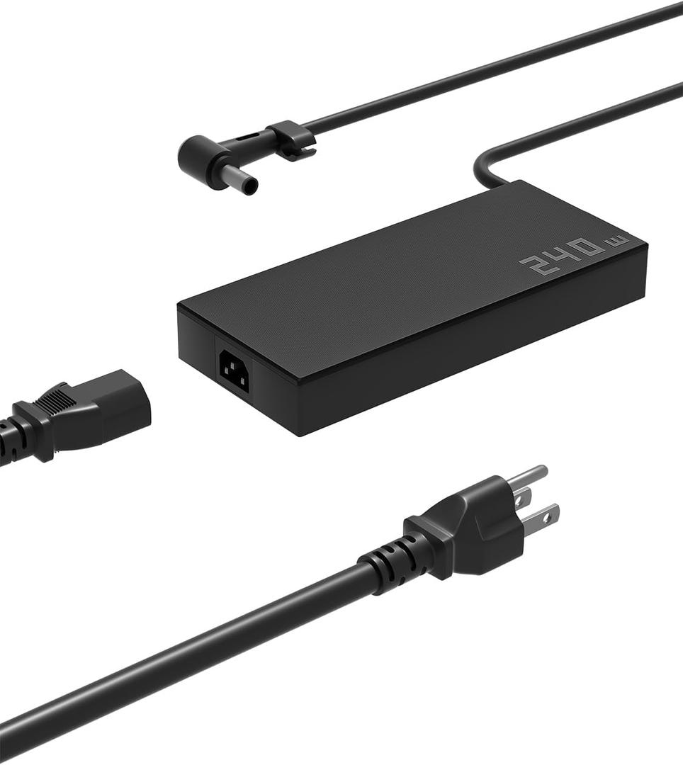 240W Charger Compatible with Asus TUF F17 F16 F15 A17 A15 Vivobook Pro 16X 15X Flow X16 Zephyrus Duo 15 S M16 G14 G15 G16 S17 ROG Strix Scar 15 17 G15 G17 ProArt StudioBook Laptop