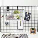 Utility Notch Display Hook Gridwall Black Metal Gridwall Picture Hanger Gridwall Accessories for Retail, Displaying Photogragh, Art Shows, Paintings (50)