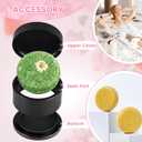 2.5inch Round Soap Shampoo Bar Mold, 3D Plastic Solid Bath Bomb Shower Steamer Press Molds for Making Shampoo Bars, Shower Steamers, Soaps, Bath Bombs, DIY Making Supplies (Round)