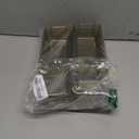 WOWBOX 12 Pack Clear Drawer Organizer Set, Acrylic Drawer Storage Trays, Storage Bins for Makeup, Cosmetics, Jewelries, Utensils, Gadgets, Office, Champagne