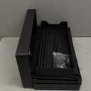 DEKAVA Under Sink Organizer 2 Pack, Bathroom Cabinet Organizer, 2 Tier Sliding Cabinet Basket Organizer Drawer, Multi-Purpose Bath Collection Baskets for Bathroom (Black)