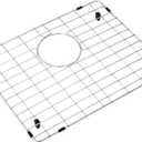 Kitchen Sink Grid and Sink Protectors, Stainless Steel Sink Grids for Bottom of Kitchen Sinks, 17 3/4" x 13 11/16" with Rear Drain for Single Sink Bowl, Sink bottom grid