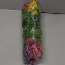 Artificial Flowers for Outdoor Indoor Garden Home Decoration, Faux Flower Daisy with Eucalyptus Leaves Fake Plants Greenery Boxwood Porch Patio, 12 Bundles (Mix Pink Red Purple Yellow)