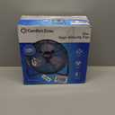 Comfort Zone Cradle Floor Fan, 12 inch, 3 Speed, High Velocity, 180 Degree Adjustable Tilt, All-Metal, Carry Handle, Rubber Feet, Airflow 15.42 ft/sec, Ideal for Home, Bedroom & Office, CZHV12B