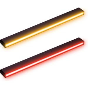 Kinstecks 2PCS Truck Tail Light Turn Signal Light 29LEDs Flowing Signal Lights Brake Lights Driving Lights for Trailer Truck-Red&Yellow