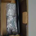 Ivilon Drapery Window Curtain Rod - End Cap Style Design 1 Inch Pole. 28 to 48 Inch Color Black