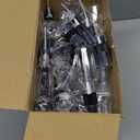 100 Pcs Mini Clear Spray Bottles 1 oz Plastic Empty Travel Bottle Fine Mist Small Spray Containers with 5 Pcs Funnels Refillable Liquid Travel Containers for Perfume Skin Toner Essential Oils