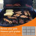 Grill Grates for Charbroil Advantage 4 Burner 463344116 463343015 463344015, Gas2coal 463340516 463370516, Grill Grids for Char-Broil 463336016, Replacement for G467-0002-W1, G309-0019-W2, 16 15/16"