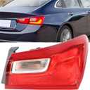 labwork RH Tail Light Replacement for Chevy Malibu 2016 2017 2018 Tail Light Lamp Rear Outer Passenger Sides