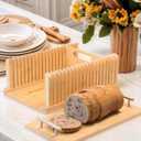 Bread Slicer with cutting board for Sourdough Rounds & Homemade Bread, Perfect for Artisan Loaves, Durable & Easy to Use  The Ideal Gift for Baking Enthusiasts