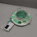 Potaroma Dog Puzzle Toy 2 Levels, Slow Feeder, Pup Food Treat Feeding Dispenser for IQ Training and Entertainment for All Breeds (Green White)