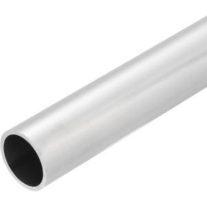 MECCANIXITY 1 PCS 304 Stainless Steel Tubing, 25mm OD 1.5mm Wall Thickness 406.4mm Long Round Metal Pipe Steel Tube for Industrial Machinery Home Decoration DIY Crafts Model