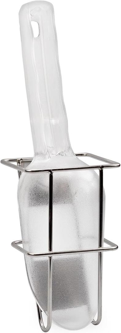 Darware Ice Maker Scoop w/Holder (2-Piece Set); Scooper Accessory for Counter Top Ice Makers and Machines