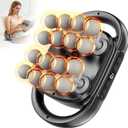 Beyn New 16-Head Massage Gun Set - 16 Gray Heads Included, 30 Speed Levels, Deep Tissue Massage for Back/Leg/Foot Muscle Relaxation, Portable Design