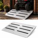 Upgraded 33" x 48" Shed Ramps with Anti Slip Strips, Heavy Duty 1500 LBS Loading Ramps for Sheds, Non Slip Punch Plate Lawn Mower Ramp Set for Garages Barns ATV Tractor Wheelbarrow, 2 PCS
