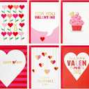 Hallmark Valentines Day Cards Assortment, Pink and Red (36 Cards and Envelopes)