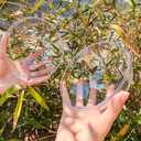 Acrylic Hollow Ball, Clear Plastic Fillable Ornaments Ball, DIY Clear Plastic Balls for New Years Present, Xmas Tree, Home Decoration, Wedding, Party (14 Cm /5.51 Inch, 5 Pcs)