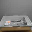 Stainless Steel Litter Box Extra Large for Big Cats and Multi-Cats | Jumbo Extra Large Metal Cat Box with High Sided Lid, Anti-Urine Leakage, Non-Stick, Include Litter Scoop (Silver Gray)