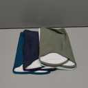 KeaBabies 4-Pack Baby Burp Cloths Baby Girl, Boy - Organic Cotton Burp Cloth, Extra Large, Absorbent, Soft Burping Cloths & Bibs Set for Babies, Newborn Burp Clothes, Thick Burp Rags (Eclipse)