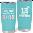 Birthday Gifts for 13 Year Old Girls, 13th Birthdays Gifts for Girls, 13 Yr Olds Girl Gift Age 13, Presents for 13 Years Olds Girl Tumbler 20oz