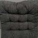  Floor Pillows for Adults Floor Cushions Seating Large Square Pillow Gel Memory Foam 25x25 Inch Dark Grey Set 1 pillow