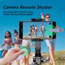 Remote Control Page Turner for Kindle Paperwhite Oasis Kobo eReaders,Kindle Clicker Page Turner Accessories for iPhone,iPad, Android Tablets Reading Novels,Camera Video Record&Shutter Selfie (Purple)