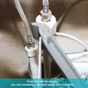 DURATECH Strap Wrench 12" Handle, Adjustable Nylon Strap Pipe Wrenches, Oil Filter Strap Opener Wrench (Grey)