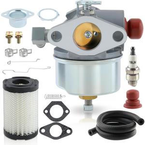 632795A Carburetor + Primer Bulb for Tecumseh 632046A 632078A 632099 TVS90 TVS105 TVS115 TVS120 TVS75 TVS100 ECV100 Engine Craftsman 4.5HP 5HP Craftsman Eager 1 Lawnmower