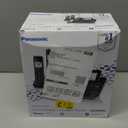 Panasonic Link2Cell Expandable Phone with Digital Answering System & Smart Call Blocker, One Corded Base Unit and Two Cordless Handsets Black - KX-TGF882B