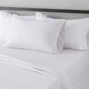 Amazon Basics Lightweight Super Soft Easy Care Wrinkle Free Microfiber 3 Piece Bed Sheet Set with 14-Inch Deep Pockets, Twin, Gray Crosshatch, Printed, Kids, Men & Women Bedding