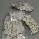 156 Pieces Chenille Letter Patches Self Adhesive Letter Patches 6 Set A-Z Stony Clover Patches Preppy Patches Varsity Chenille Letters for DIY Phone Bags Backpacks Hats (White)