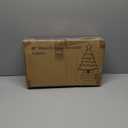 Glitzhome Christmas Tree Collar, 26" D Black Hammered Metal Tree Collar Tree Base Cover Decorative Christmas Tree Ring for Christmas Decoration