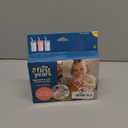 The First Years Squeeze & Sip Toddler Straw Cups - Squeezable Transition Sippy Cup with Silicone Straw - Toddler Feeding Supplies - Pink/Purple/Blue - 7 Oz - 3 Count - Ages 6 Months and Up