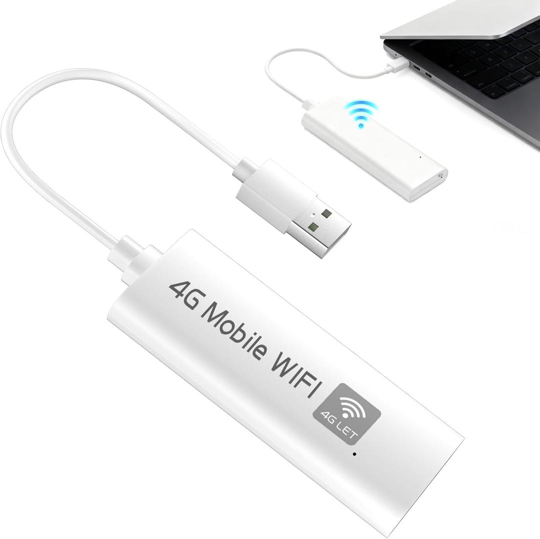 Portable WiFi Hotspot for Travel,4G LTE Mobile Hotspot Device,WiFi 6 USB Wireless Router,28 Global Bands,Switchable Operators, Pocket WiFi for 200+ Countries,for Travel, Car, Business Office
