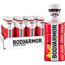 BODYARMOR ZERO Sugar Fruit Punch Electrolyte Drink, Natural Flavors, 16 Fl Oz Bottles (12 Pack), B Vitamins & Antioxidants Sugar Free Hydration (EXP 05/10/27)