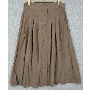 Button Front Skirt A Line Pleated Midi Casual Womens (Small) Boho Button Front Skirt A Line Pleated Midi Casual Womens (Small) Boho