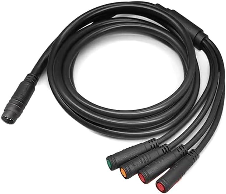 Electric Bike Connector 1T4 Extend cable 105cm Connect E-bike Throttle/Ebrake/Display Electric Bicycle Parts Accessories
