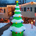 SEASONBLOW 12 FT Giant Inflatable Christmas Tree Xmas Decoration for Blow Up Built-in LED for Yard Indoor Outdoor Lawn Yard Garden Holiday