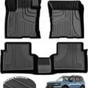 AOMSAZTO Floor Mats for Ford Bronco Sport 2021 2022 2023 2024 2025-1st & 2nd Row All Weather Protection Car Floor Liners Waterproof Mats