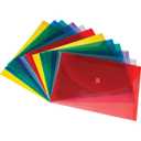 Plastic Envelopes with Hook-and-Loop Closures - 12 Plastic envelopes