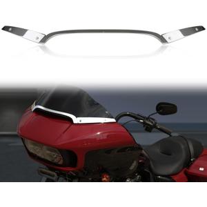 Split Windshield Trim Kit for Road Glide 15-24, Split Aluminum Windscreen Side Center Trim Kit for Harley Touring Road Glide Ultra FLTRU FLTRX Special FLTRXS 2015-2024 Accessories