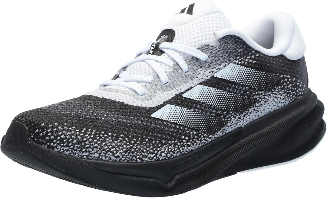 Adidas Women's Supernova Stride, White/Black/White, 5.5