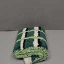 GIB Bathroom Rugs Mat 24" x 16", Extra Soft Absorbent Plush Fluffy Bath Rugs, Non-Slip Washable Bath Mats for Bathroom Floor Shower Home Decor Accessories, Dark Green Checkered