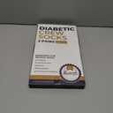 2 x Pembrook Premium Diabetic Compression Crew Socks for Women - Running Socks, Short Compression Socks for Women - 2 Pairs (Large)