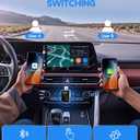 FAHREN 2026 Upgraded Android Auto & CarPlay Wireless Adapter, One Click Multi Device Switching, Ultra-Fast 5.8GHz WiFi, Bluetooth 6, Plug & Play USB-A/C for 2016+ Car Models