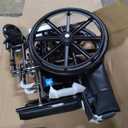 22" Bariatric Wheelchair, Removable Desk-Length Armrests and Swing-Away Foot Rests