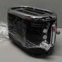 Mueller Retro Toaster 2 Slice with 7 Browning Levels and 3 Functions: Reheat, Defrost & Cancel, Stainless Steel Features, Removable Crumb Tray, Under Base Cord Storage, Black