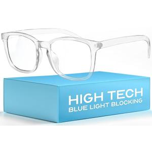 livho High Tech Blue Light Glasses - Advanced 99% Blue Light Blocking Computer Glasses - Anti Eyestrain & UV Glare Protection