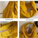 Large Hobo Shoulder Bag for Women Nylon Slouchy Bag Fashion Casual Draped Tote Bag